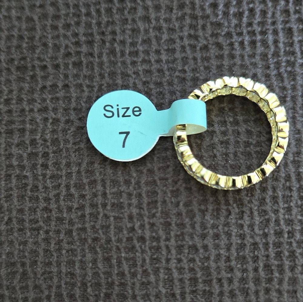 Eternity♾️ Ring💍 With Clear Baguette Crystals💎 - NWT - Picture 6 of 16